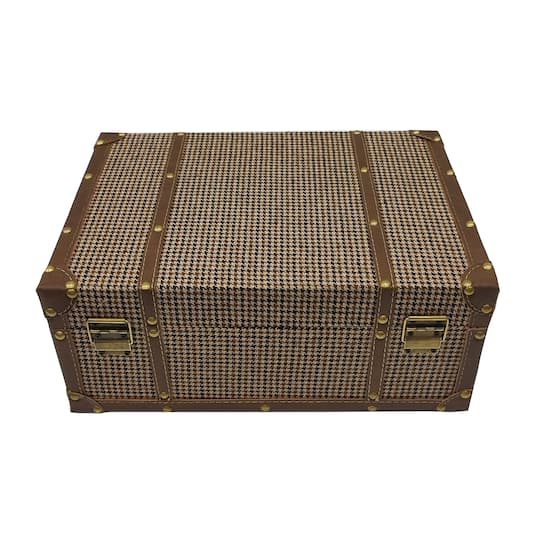Medium Plaid Suitcase Decorative Box by Ashland®